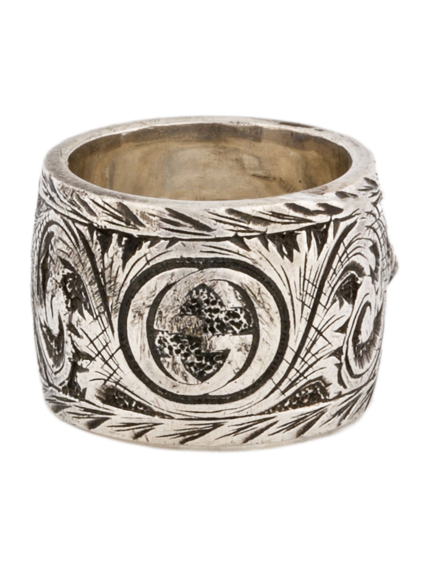 Gucci Resin Feline Garden Ring